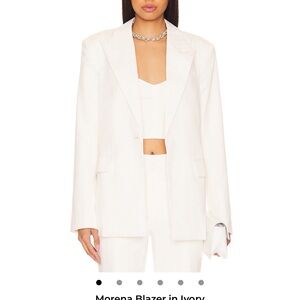 Camila Coelho Ivory Blazer